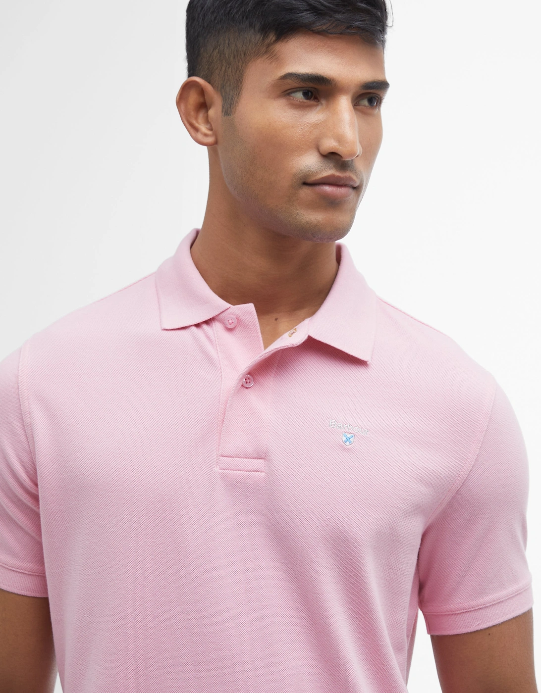 Mens Sports Polo Shirt - Pink