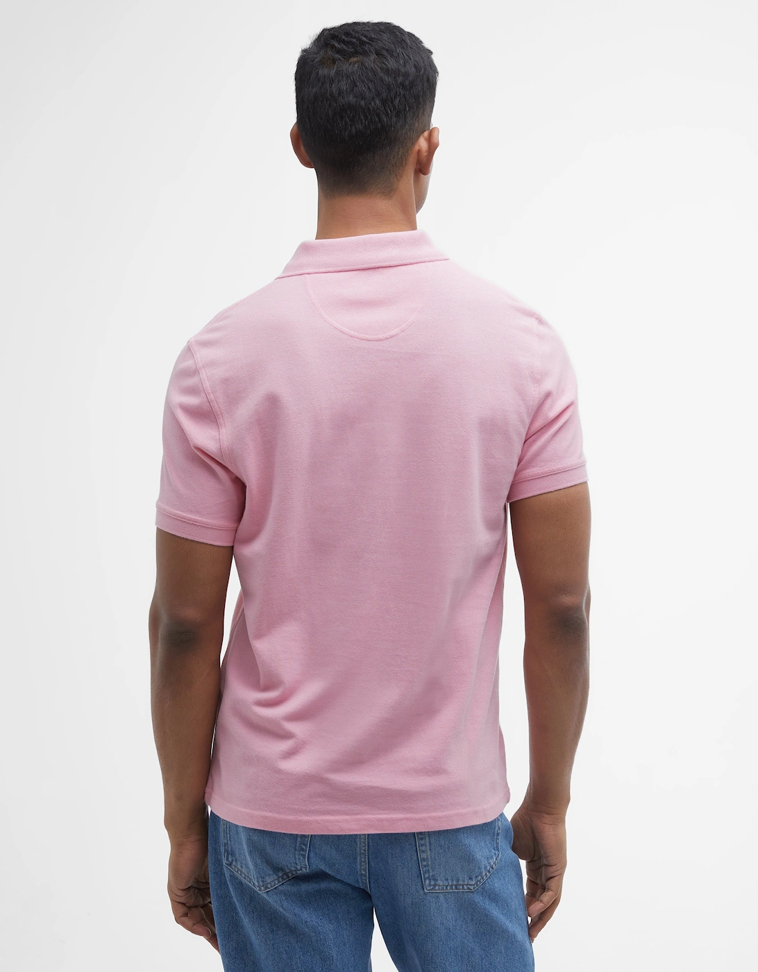 Mens Sports Polo Shirt - Pink