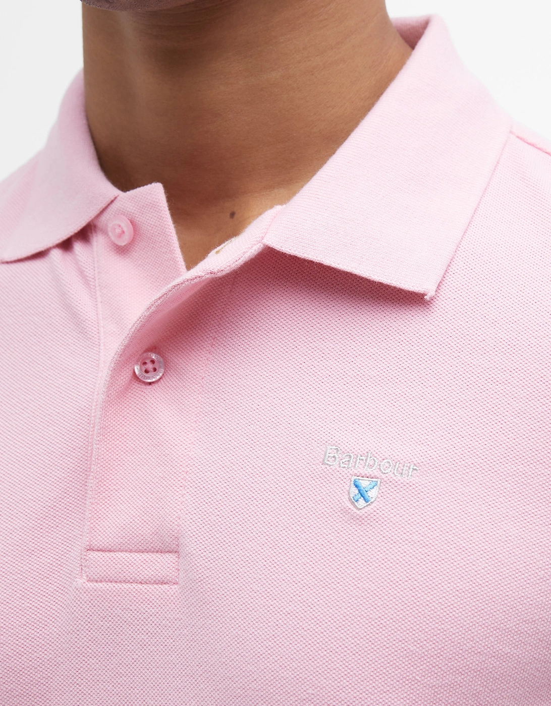 Mens Sports Polo Shirt - Pink