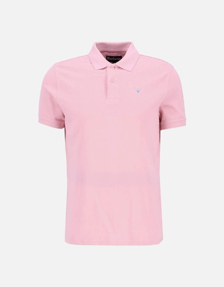 Mens Sports Polo Shirt - Pink