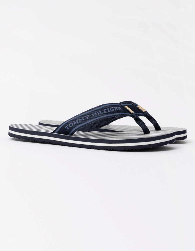 Striped Beach Womens Sandal