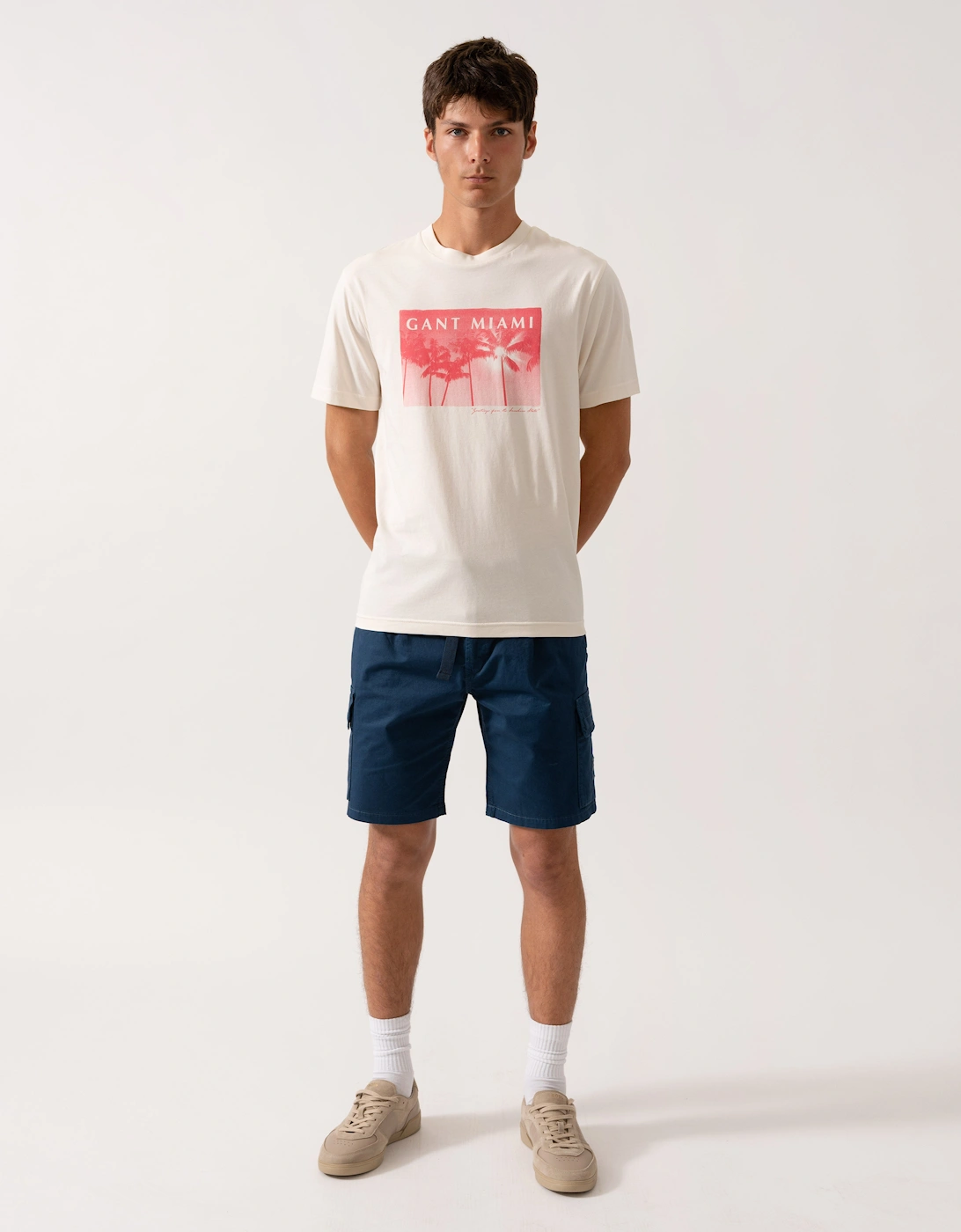 Mens Graphic T-Shirt - 130 Cream