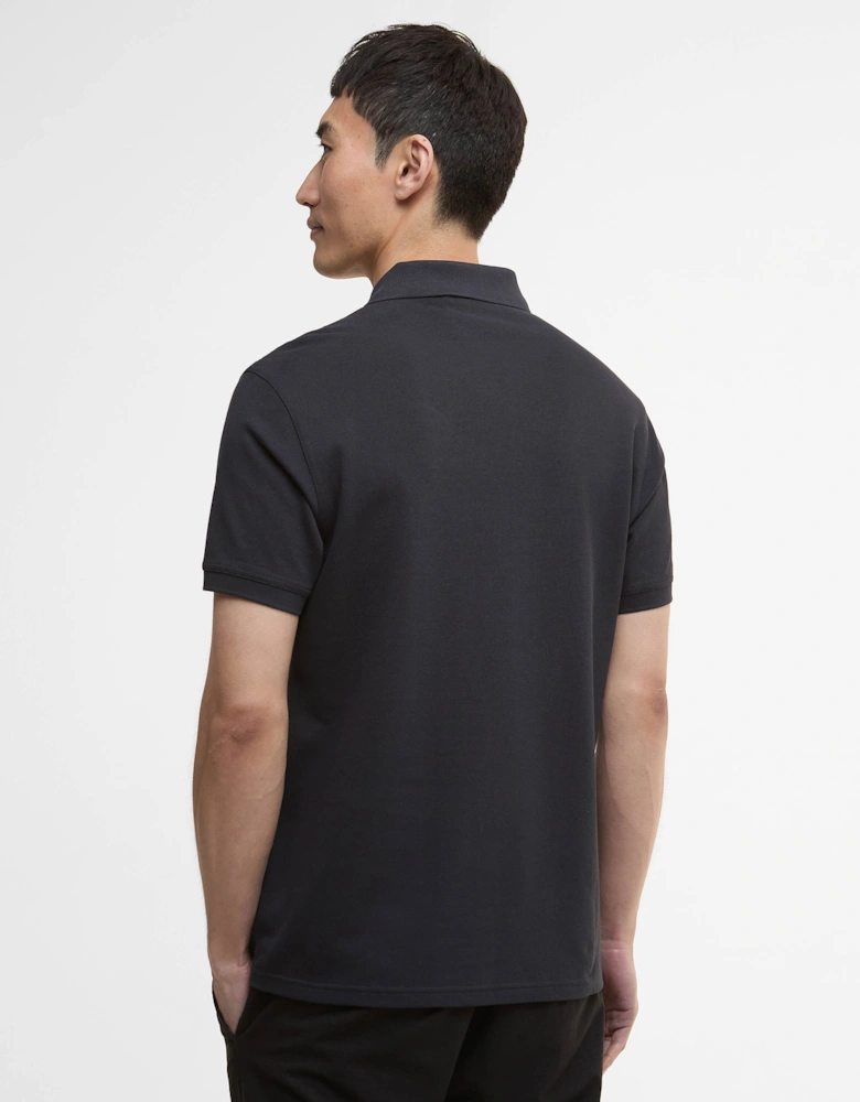 Essential Short Sleeve Mens Polo - Dark Navy
