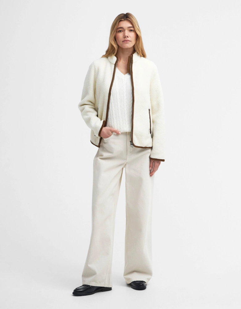 Lavenham Fleece Womens Jacket - White