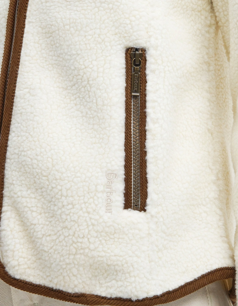 Lavenham Fleece Womens Jacket - White