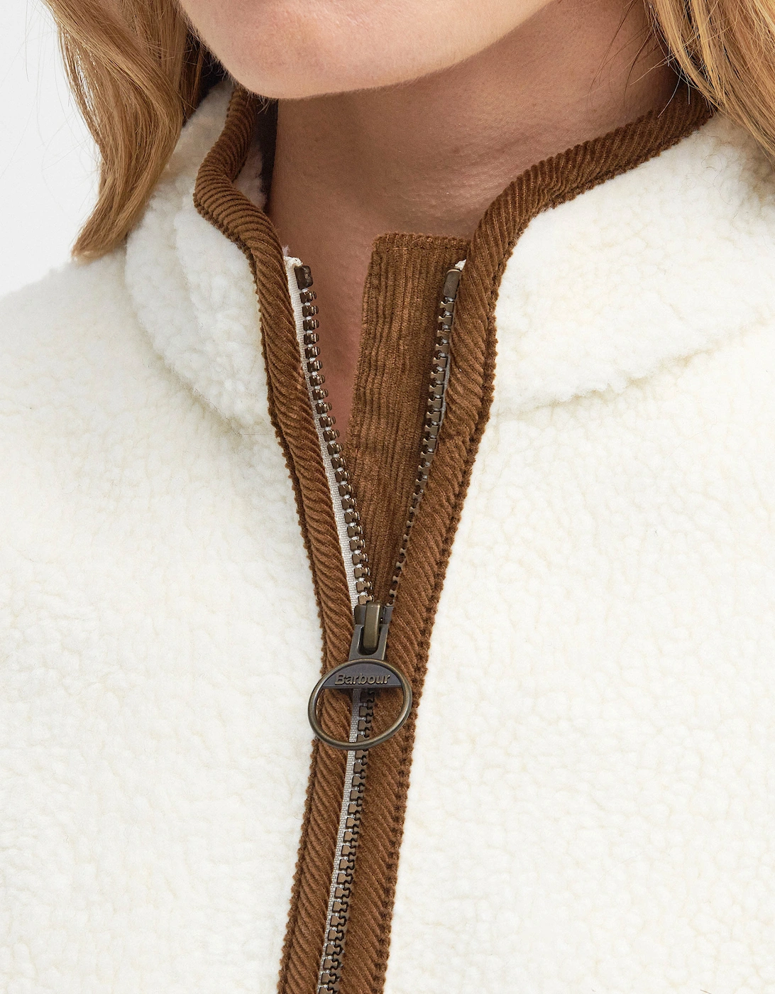 Lavenham Fleece Womens Jacket - White