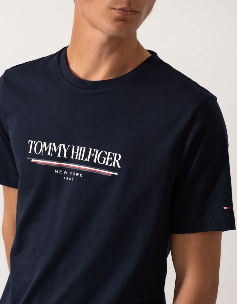 Brand Love Hilfiger Mens Tee - Desert Sky