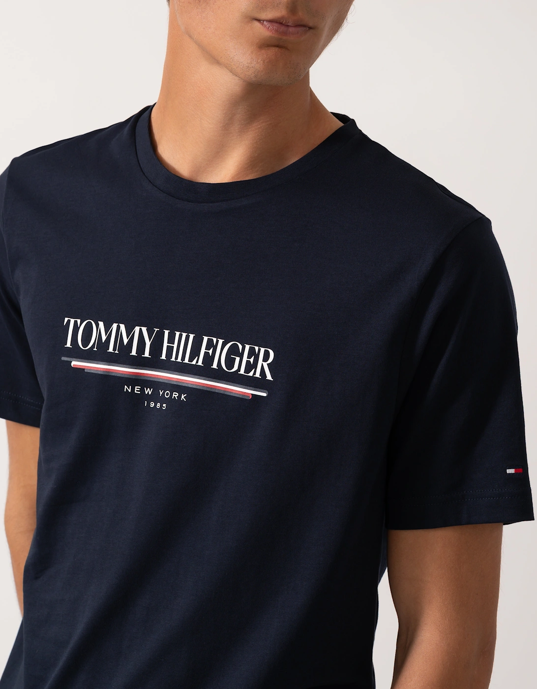 Brand Love Hilfiger Mens Tee - Desert Sky