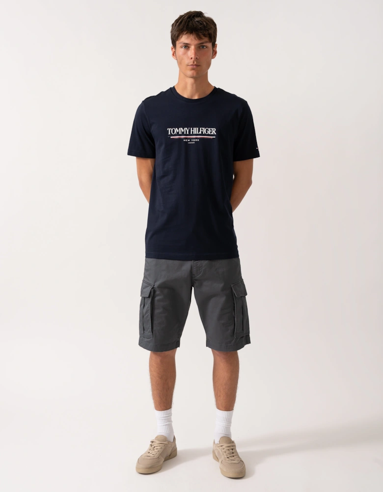 Brand Love Hilfiger Mens Tee - Desert Sky