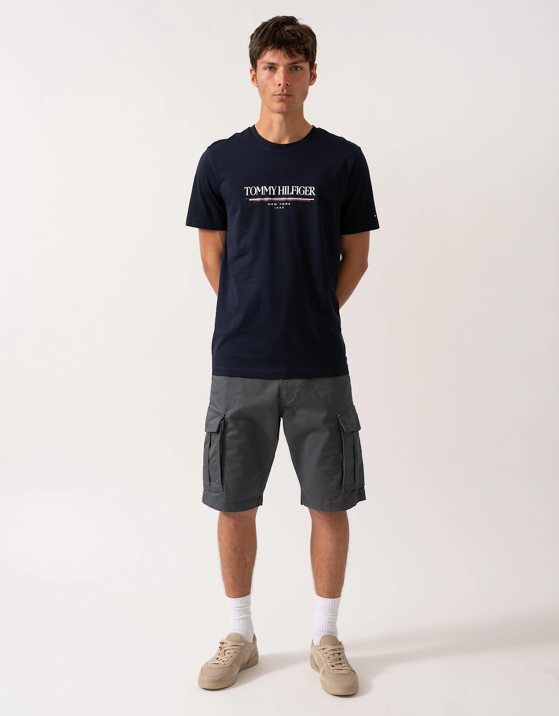 Brand Love Hilfiger Mens Tee - Desert Sky