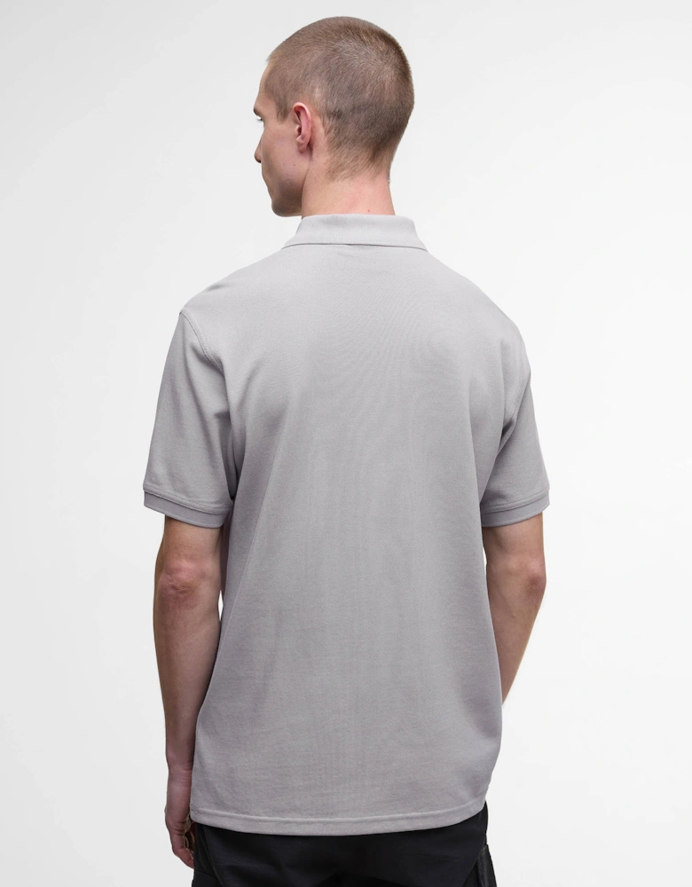 Essential Short Sleeve Mens Polo - Ultimate Grey