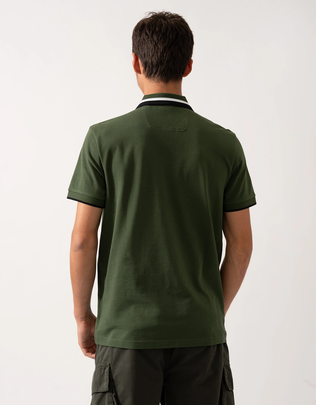 BOSS Green Paddy AP Heritage Mens Polo Shirt - Open Green 355