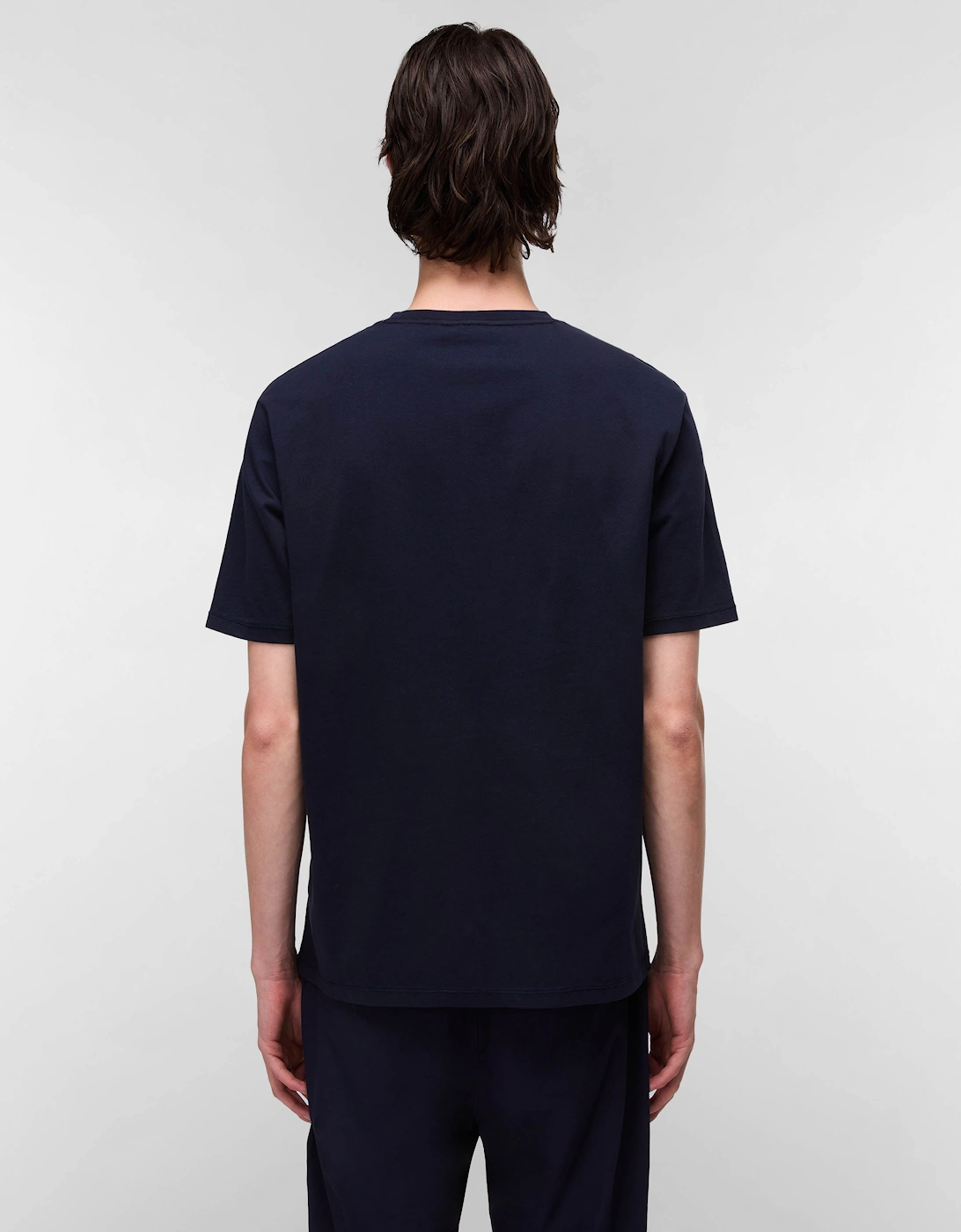 Badge Mens Short Sleeve T-Shirt - Blue Marine 176