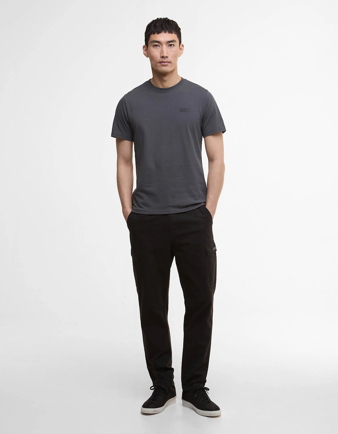 Small Logo Mens T-Shirt - Asphalt
