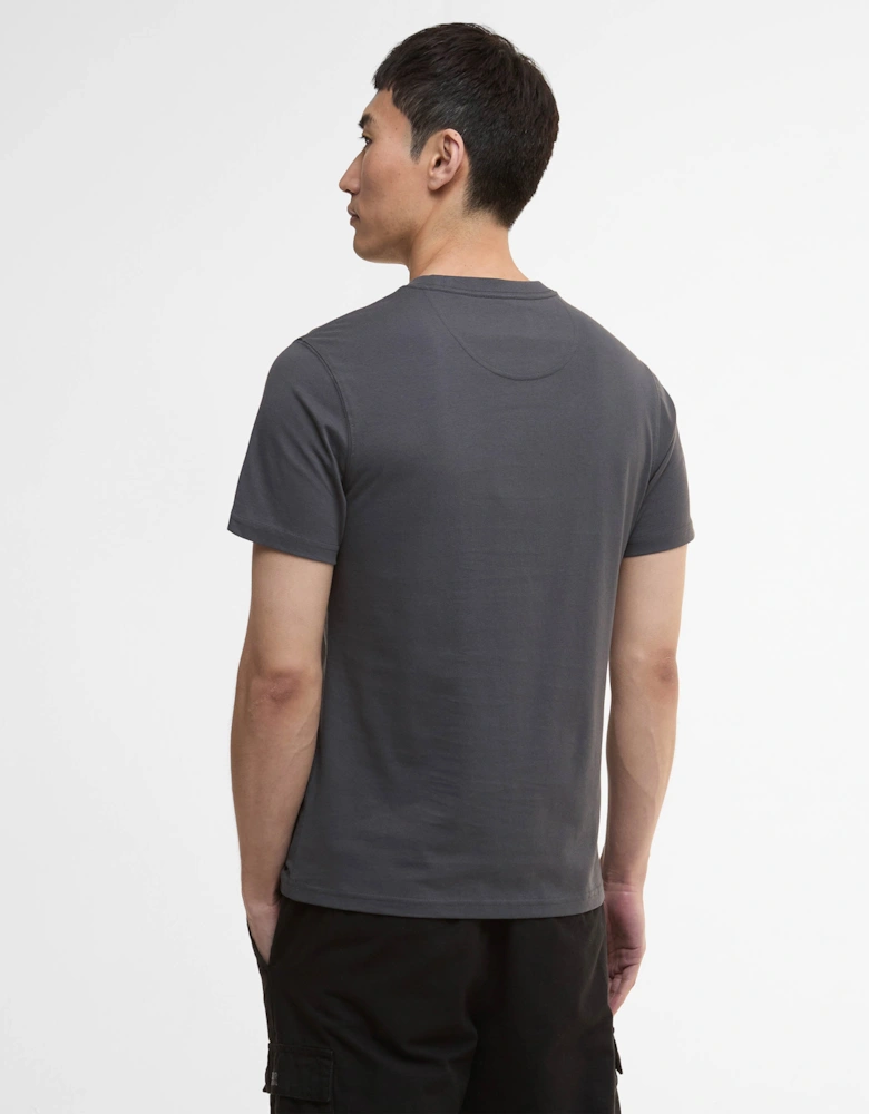 Small Logo Mens T-Shirt - Asphalt