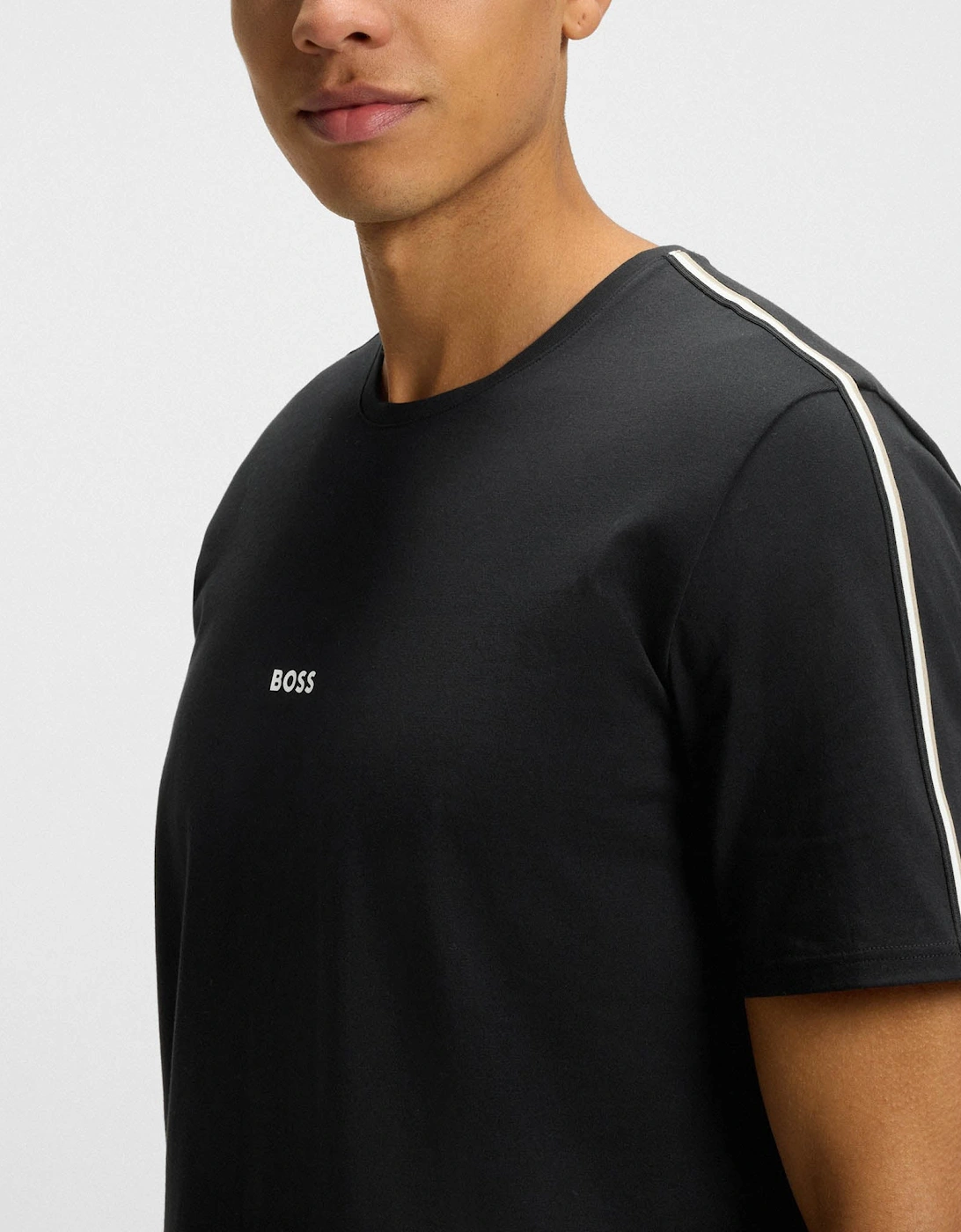 BOSS Orange Unique Mens Pyjama T-Shirt - Black 001