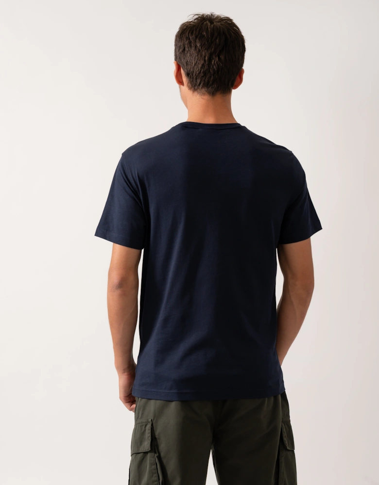 Mens Graphic Short Sleeve T-Shirt - 433 Evening Blue