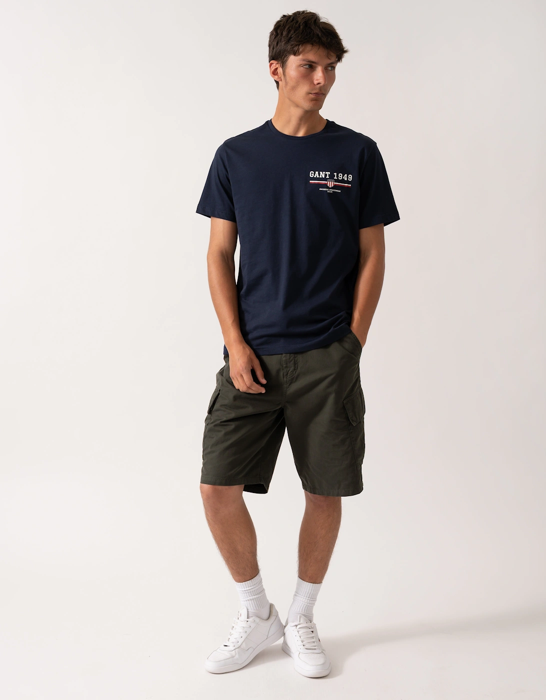 Mens Graphic Short Sleeve T-Shirt - 433 Evening Blue