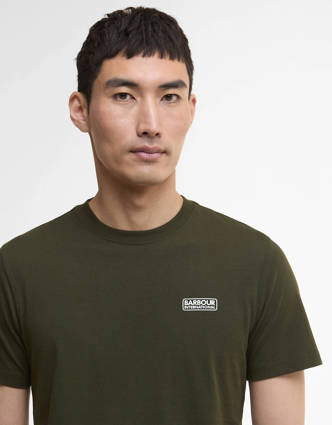 Small Logo Mens T-Shirt - Sage/White