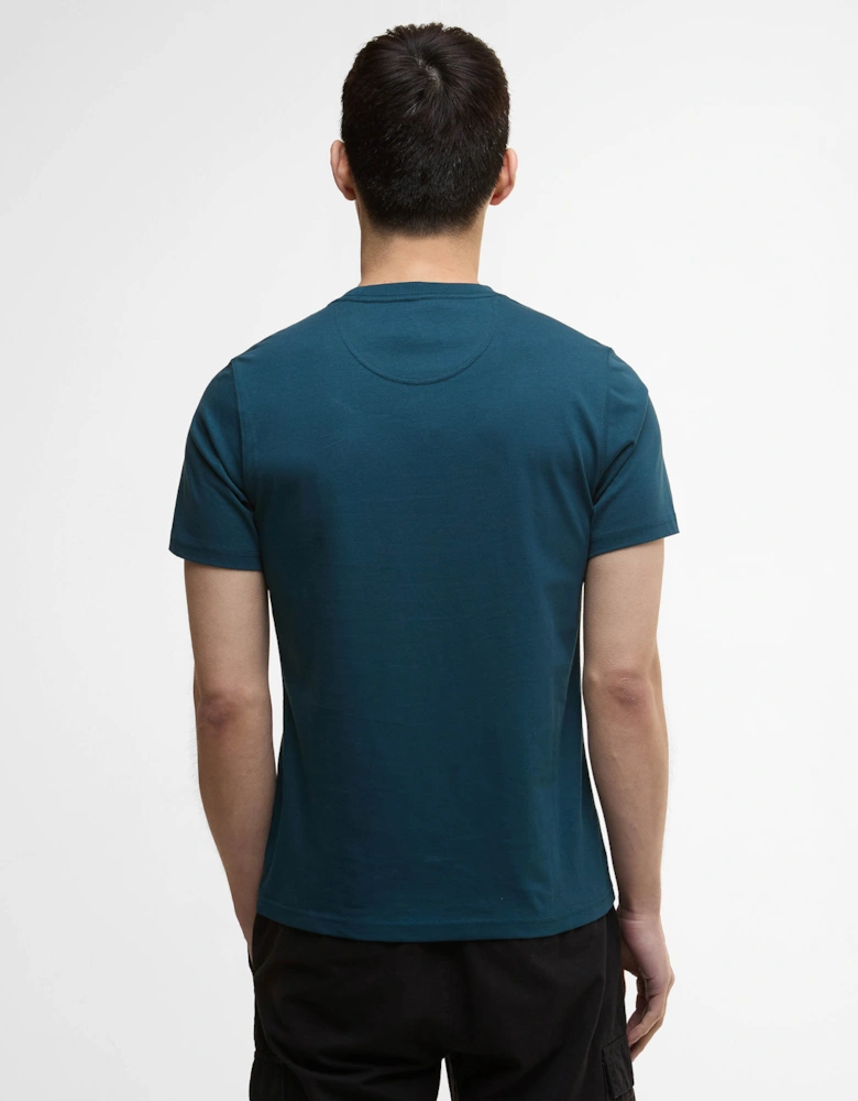 Small Logo Mens T-Shirt - Shaded Emerald