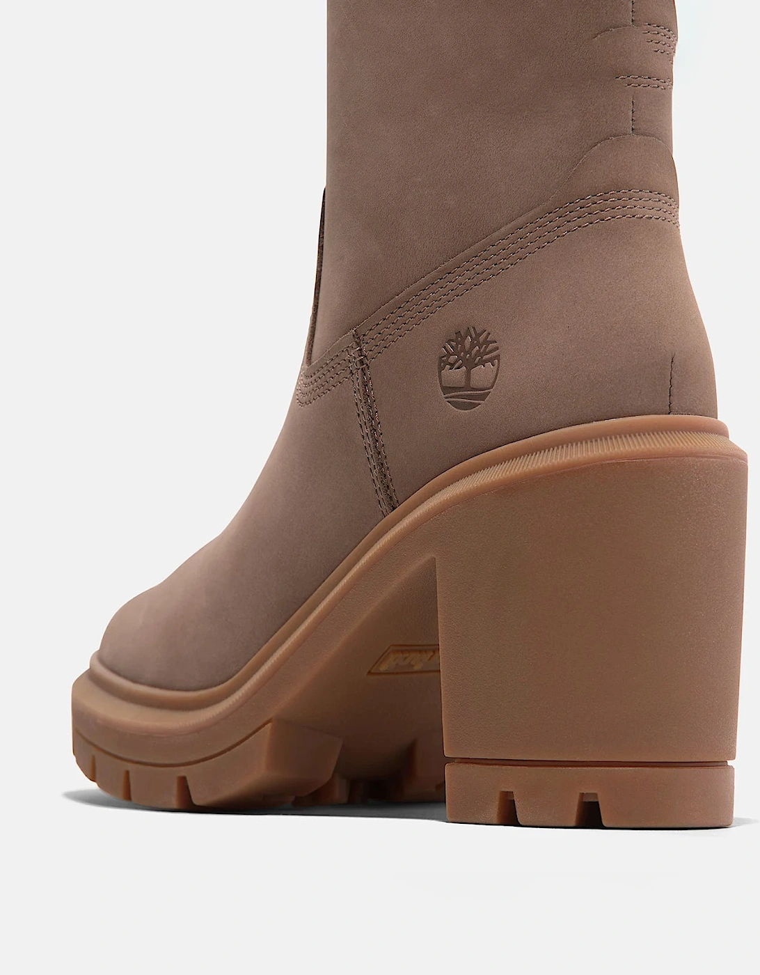 Allington Heights Mid Zip Up Womens Boots - Taupe Nubuck