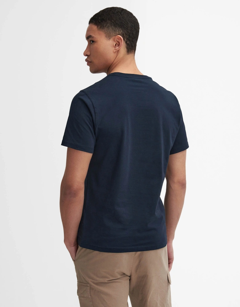Essential Large Logo Mens T-Shirt - International Navy