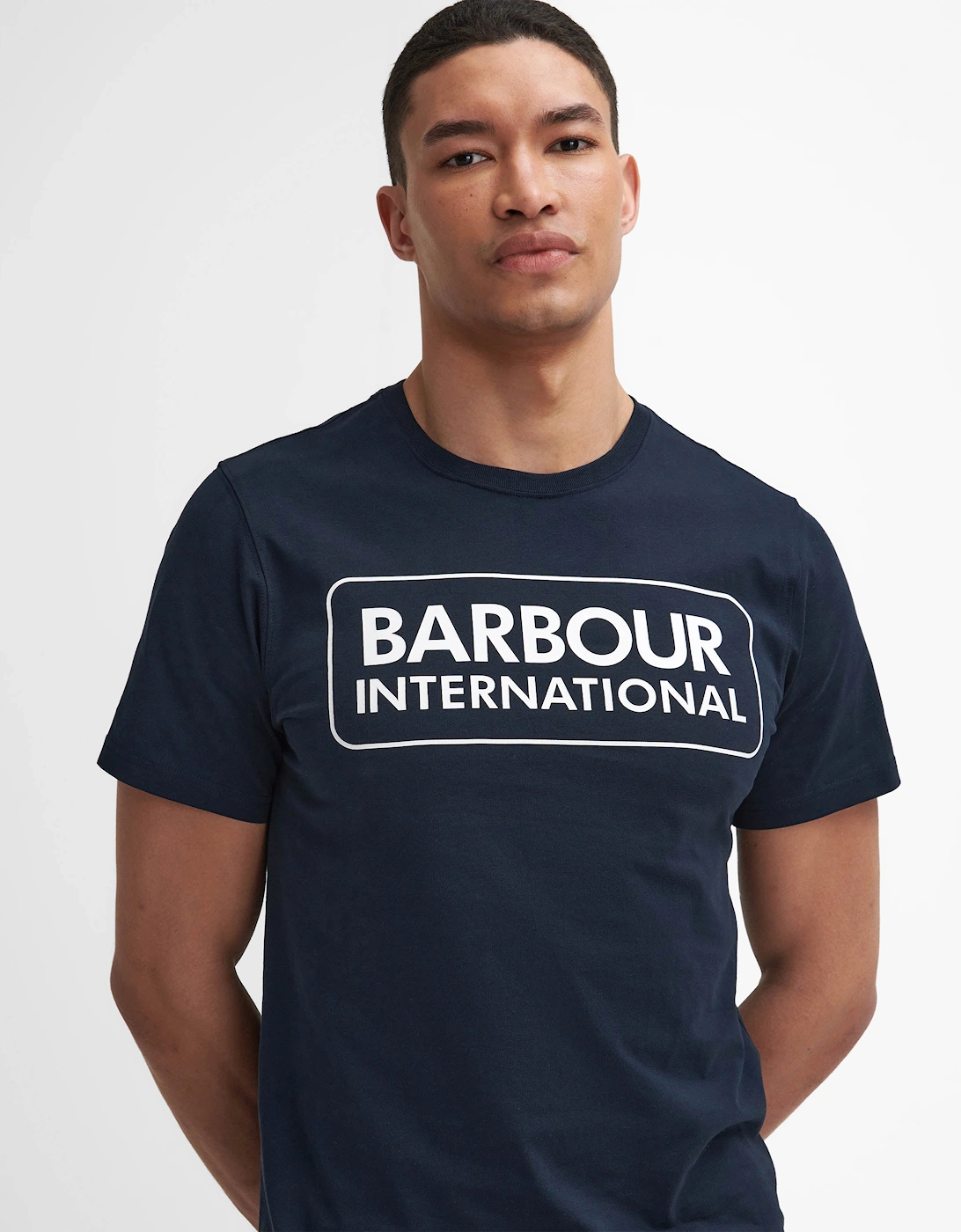 Essential Large Logo Mens T-Shirt - International Navy