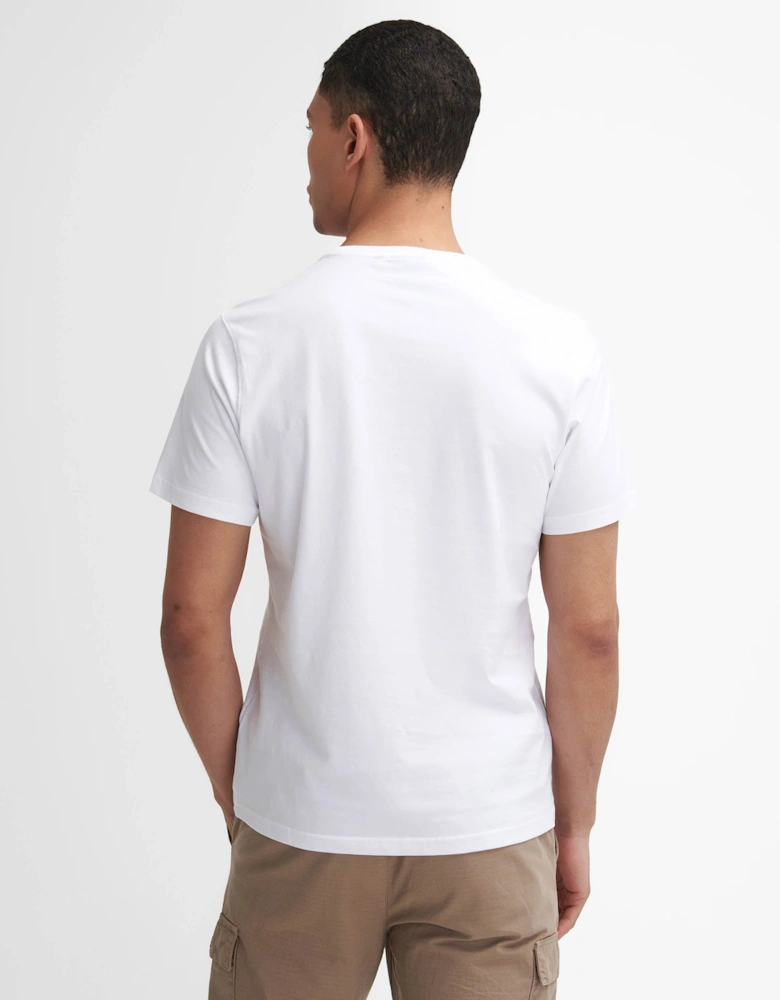 Essential Large Logo Mens T-Shirt - White