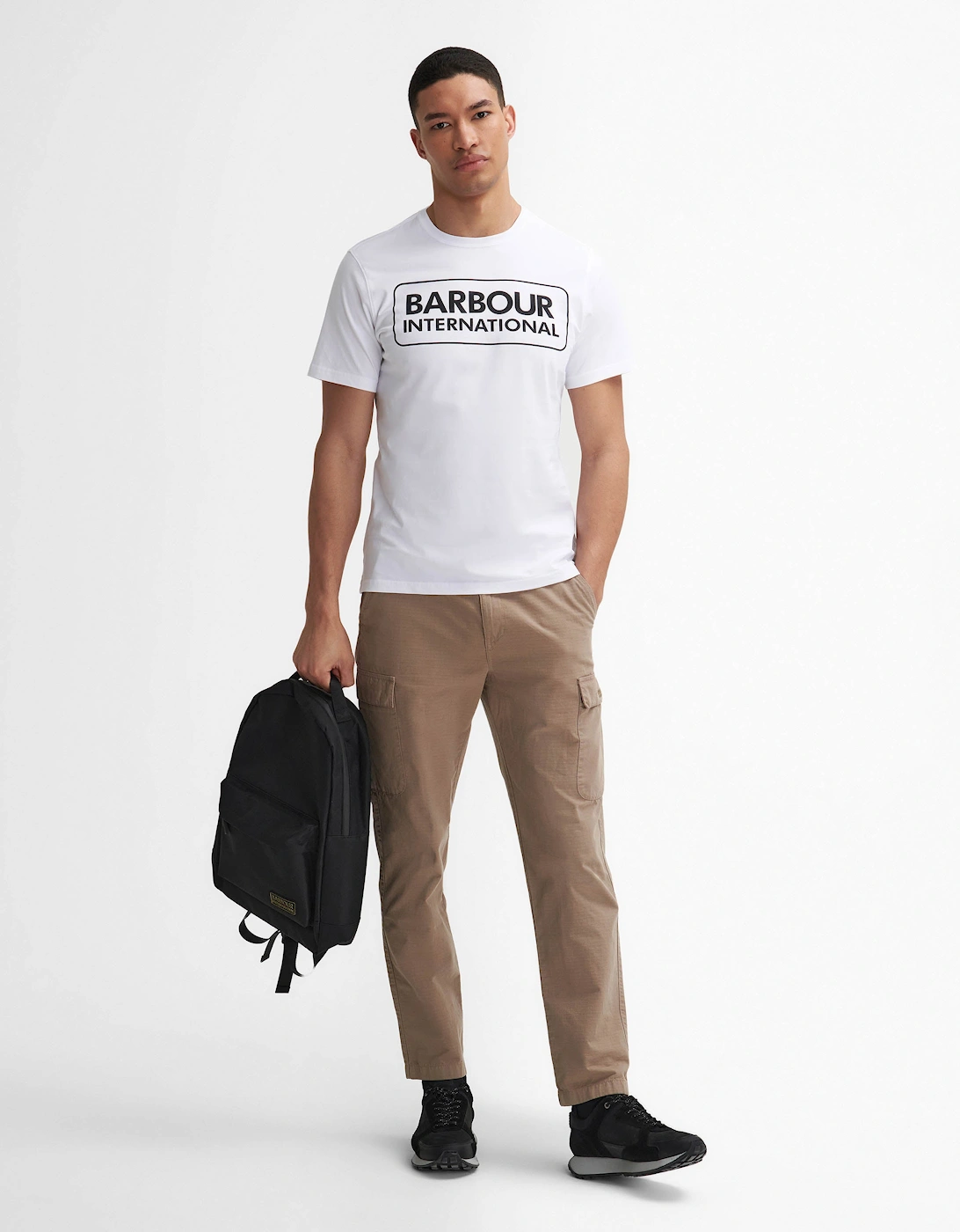 Essential Large Logo Mens T-Shirt - White
