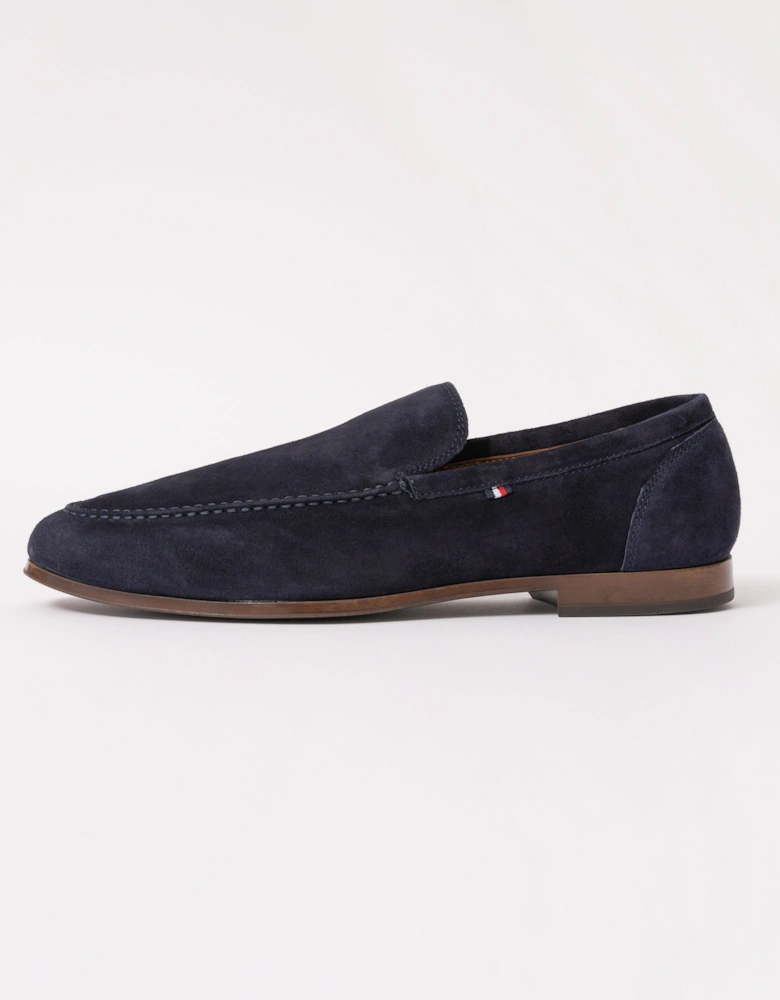 Flexible Suede Mens Loafer - Desert Sky