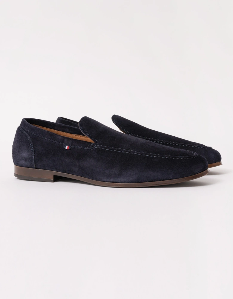 Flexible Suede Mens Loafer - Desert Sky