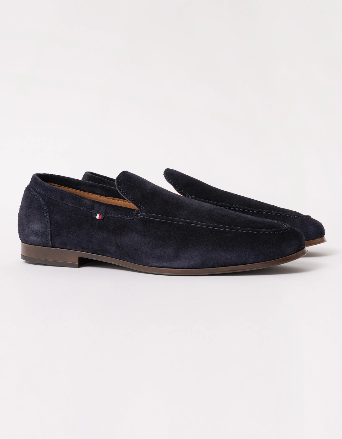 Flexible Suede Mens Loafer - Desert Sky
