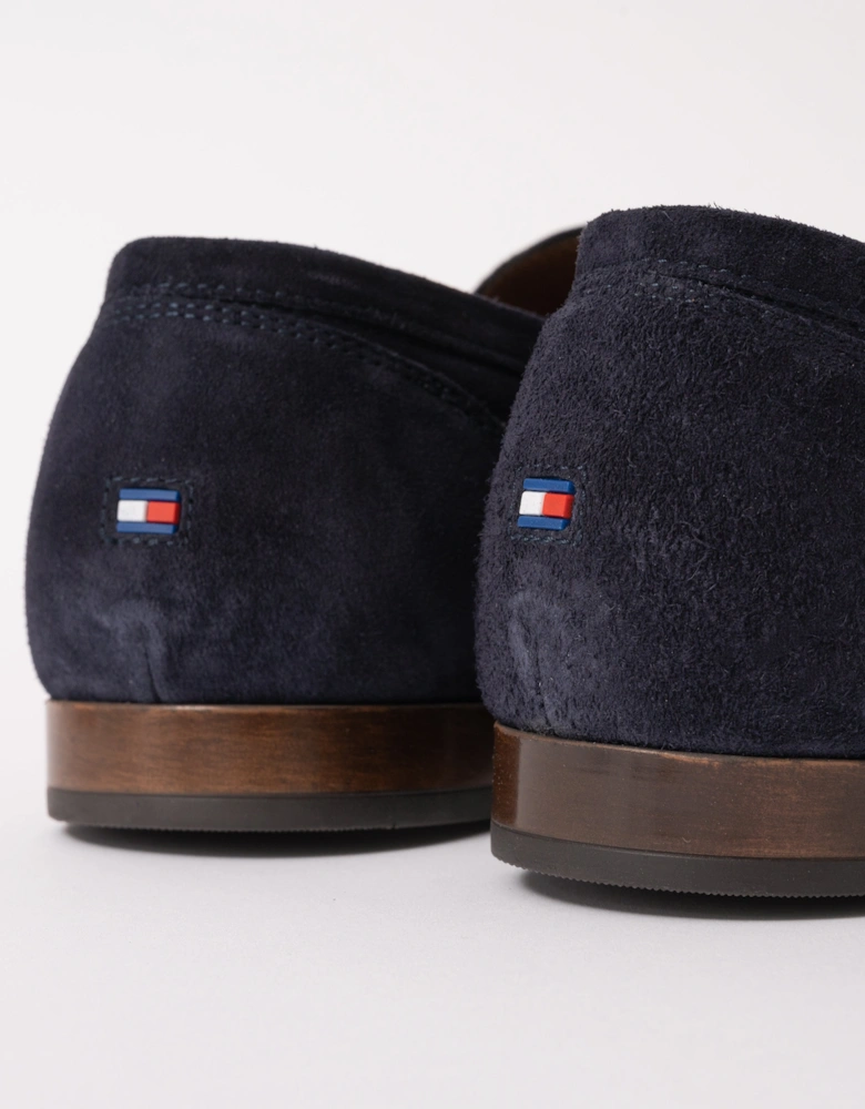 Flexible Suede Mens Loafer - Desert Sky
