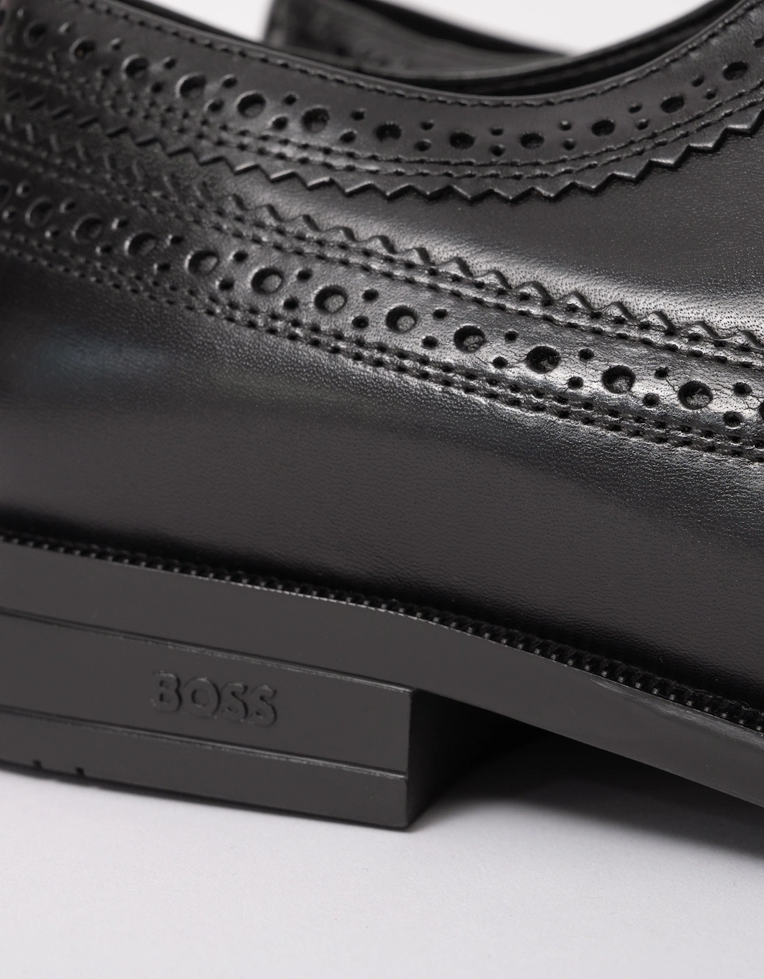 BOSS Orange Tayil Mens Derby Brogues - Black 001