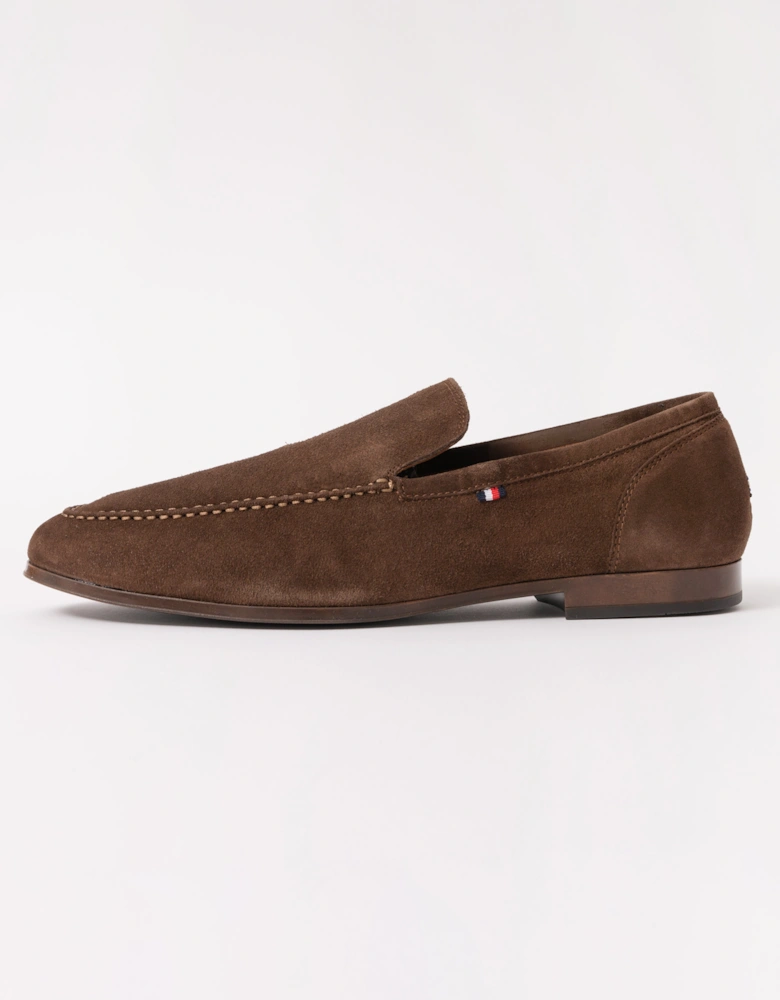 Flexible Suede Mens Loafer - Legacy Brown