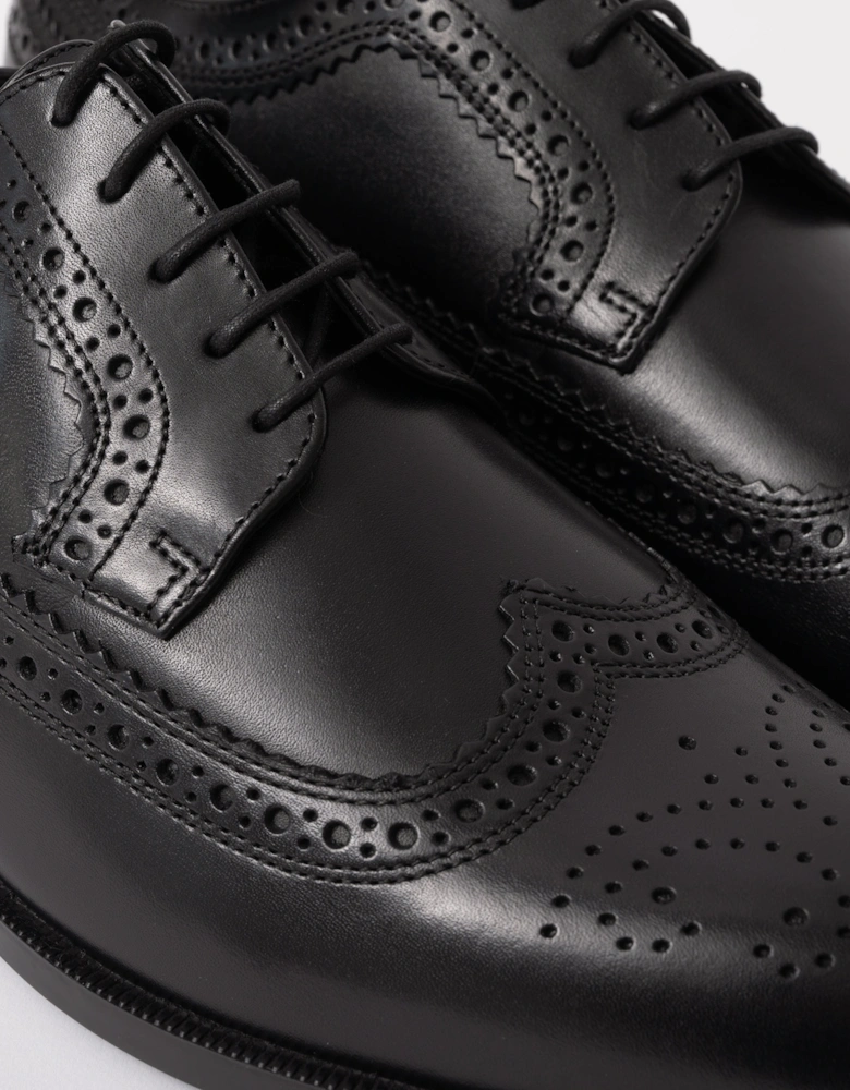 BOSS Orange Tayil Mens Derby Brogues - Black 001