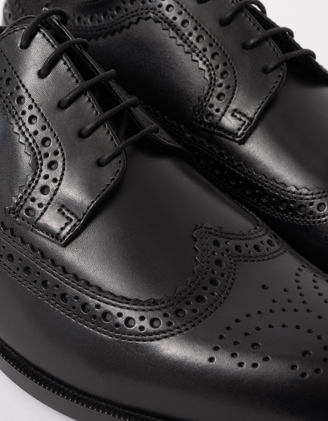 BOSS Orange Tayil Mens Derby Brogues - Black 001