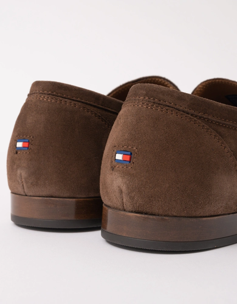 Flexible Suede Mens Loafer - Legacy Brown