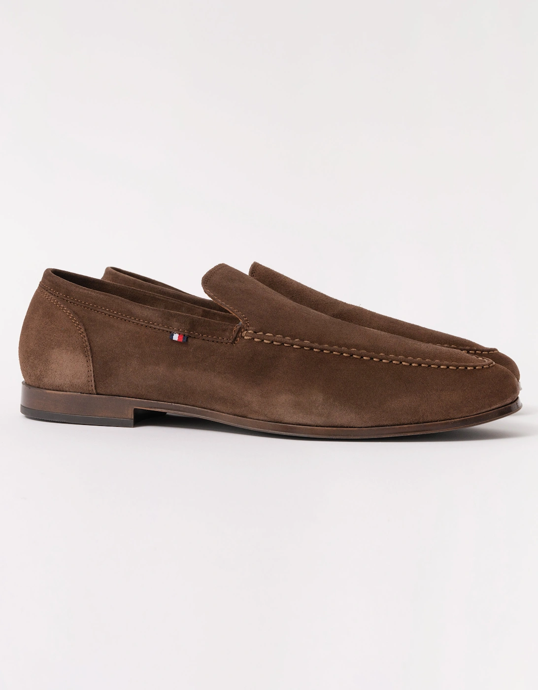 Flexible Suede Mens Loafer - Legacy Brown