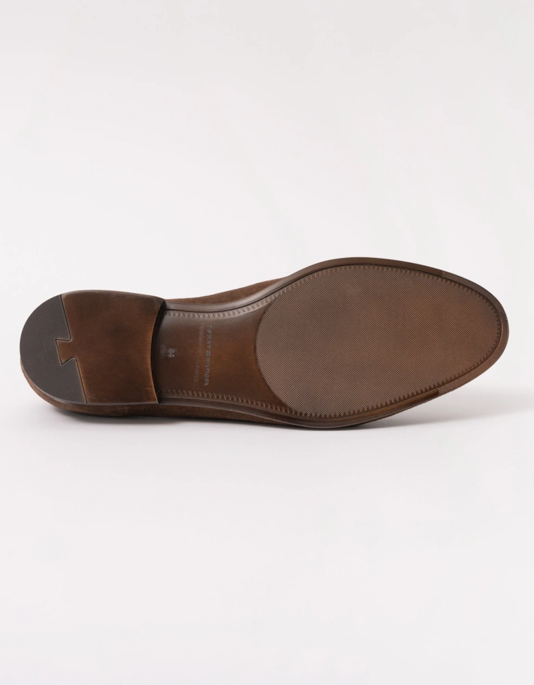 Flexible Suede Mens Loafer - Legacy Brown