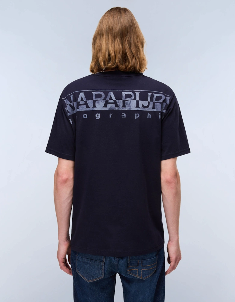 Fanes Mens Short Sleeve T-Shirt - Blue Marine 176