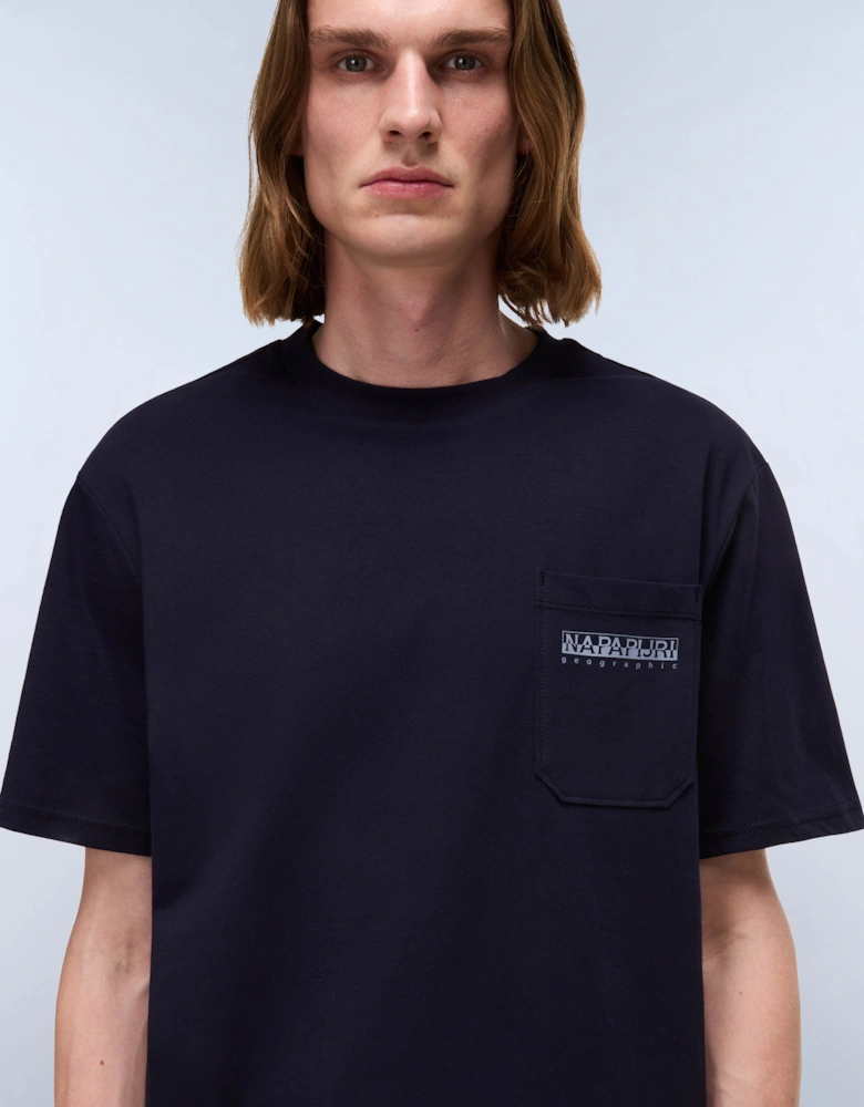 Fanes Mens Short Sleeve T-Shirt - Blue Marine 176