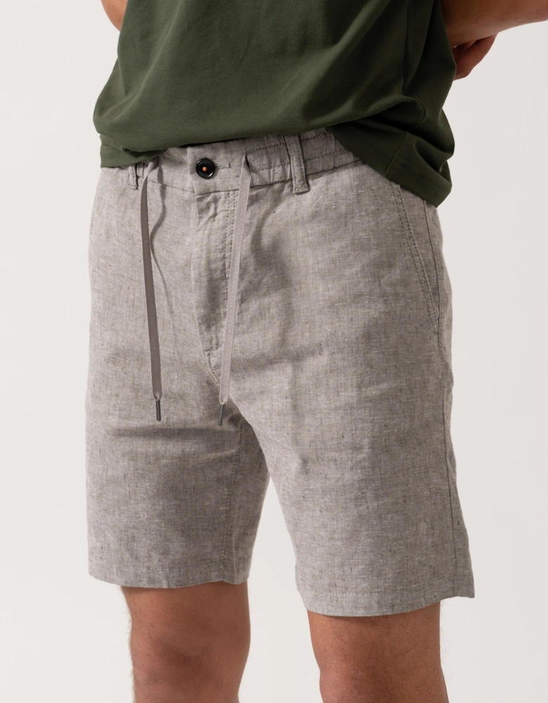 BOSS Orange Mens Tapered Chino Shorts - Open Beige 294