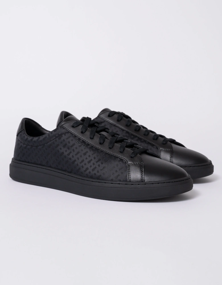 BOSS Orange Kieran_Tenn_nymn Mens Trainers 50548699 - Black 005