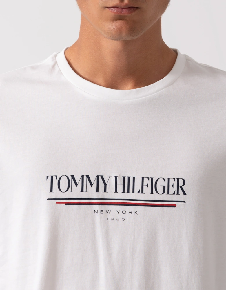 Brand Love Hilfiger Mens Tee - White