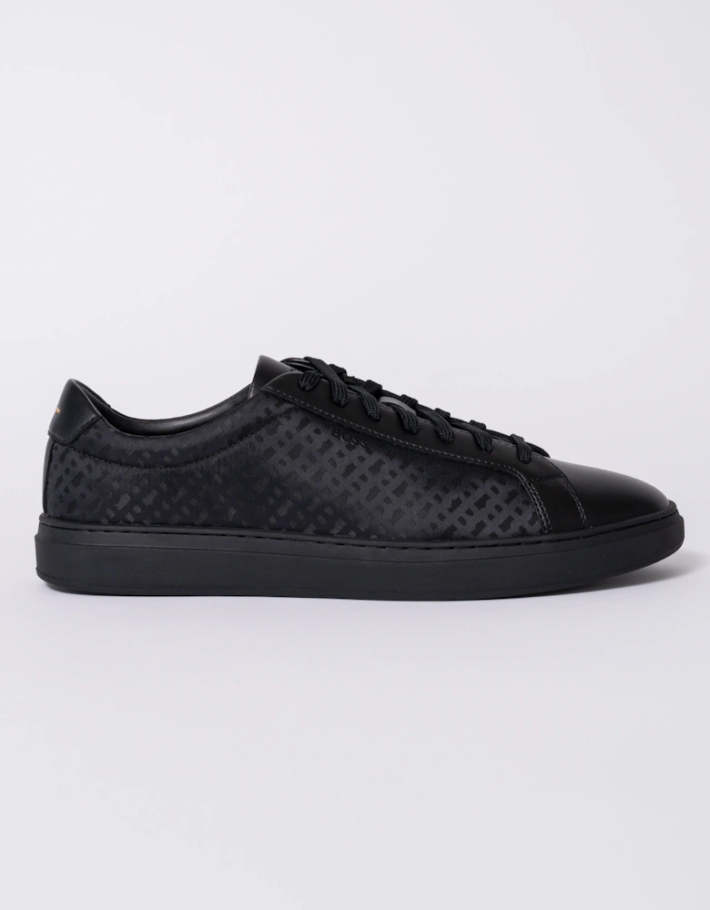 BOSS Orange Kieran_Tenn_nymn Mens Trainers 50548699 - Black 005