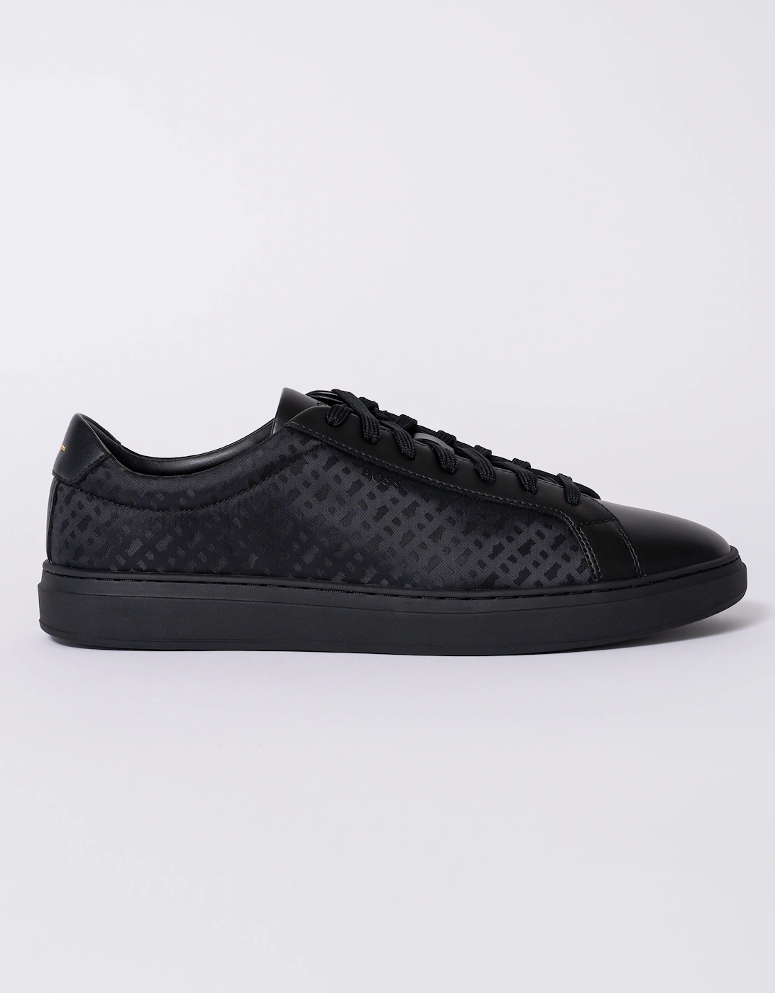 BOSS Orange Kieran_Tenn_nymn Mens Trainers 50548699 - Black 005