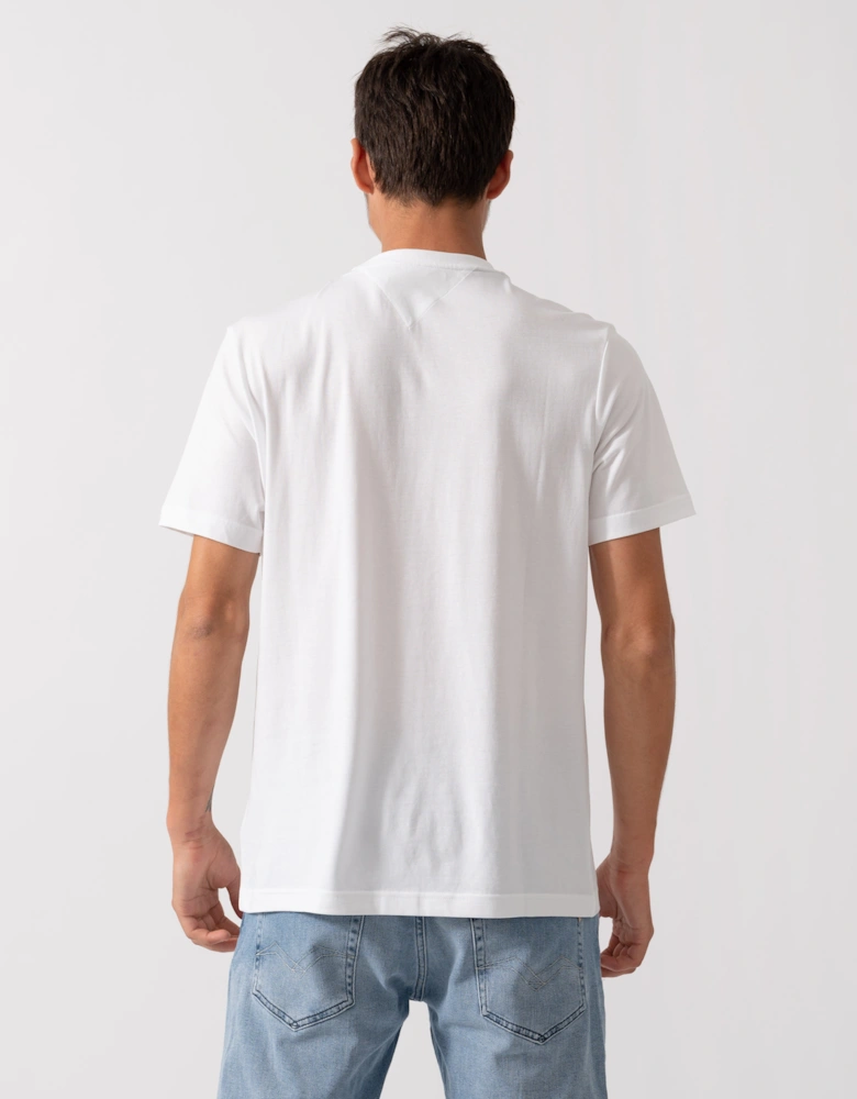 Brand Love Hilfiger Mens Tee - White
