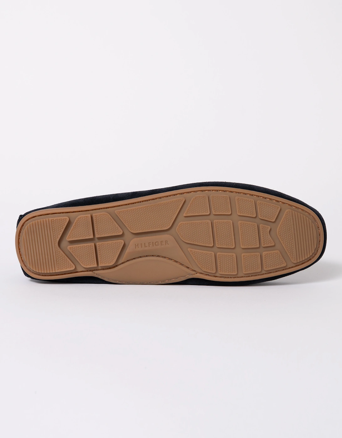 Casual Hilfiger Suede Mens Driving Shoes - Desert Sky
