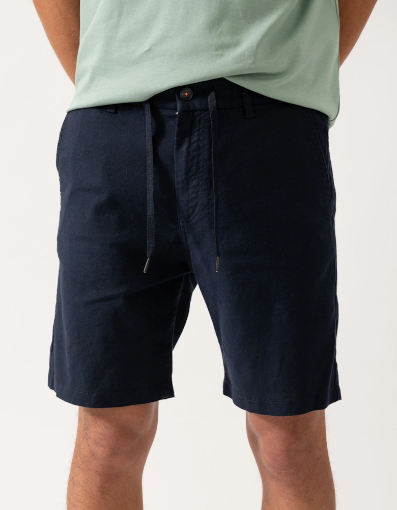 BOSS Orange Mens Tapered Chino Shorts - Dark Blue 404